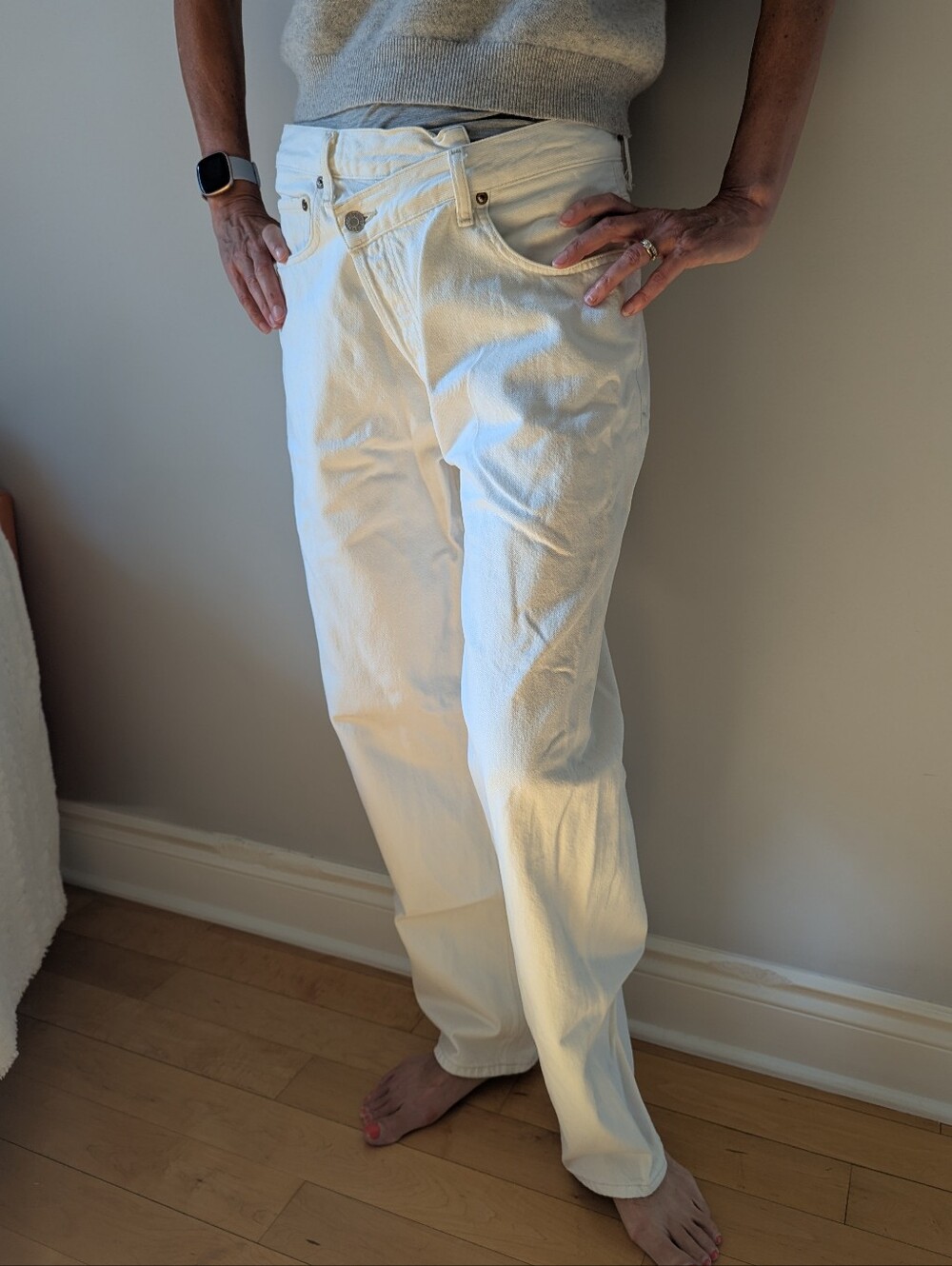 Agolde Cross-Cross Jeans